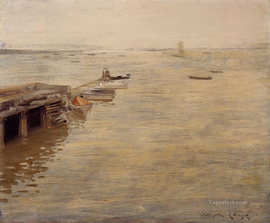Seashore aka A Grey Day William Merritt Chase Oil Paintings